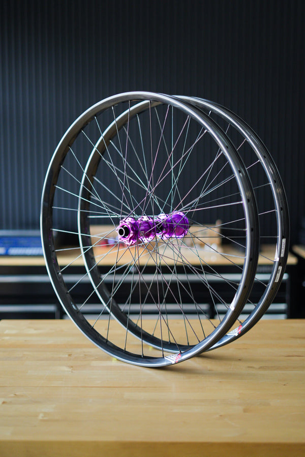 G3 Ultra Violet Boost Hubs + WeAreOne Triad 29" Prebuilt Wheelset