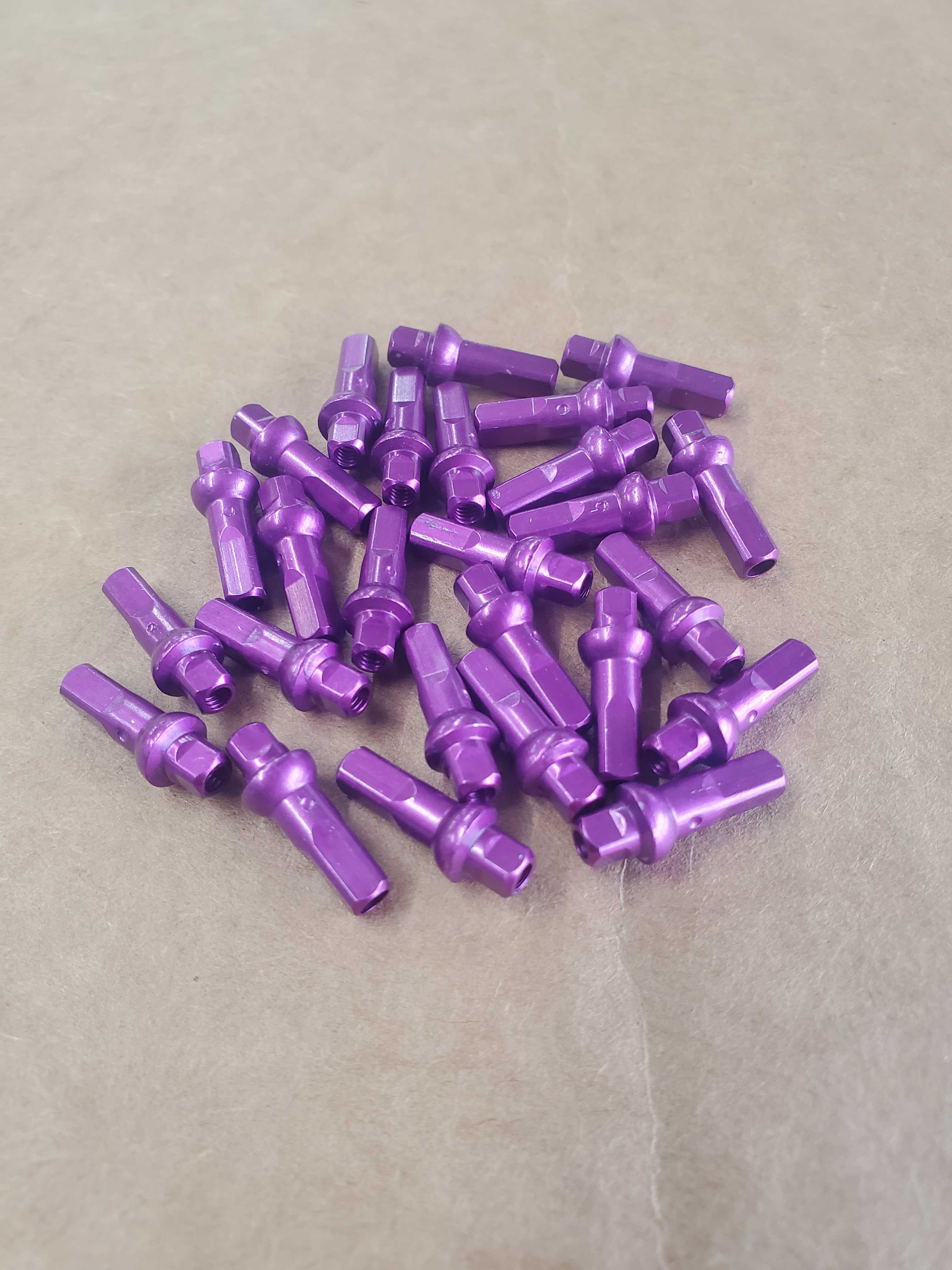 Aluminum Sapim Polyax Secure Lock Double Square Nipples 14g