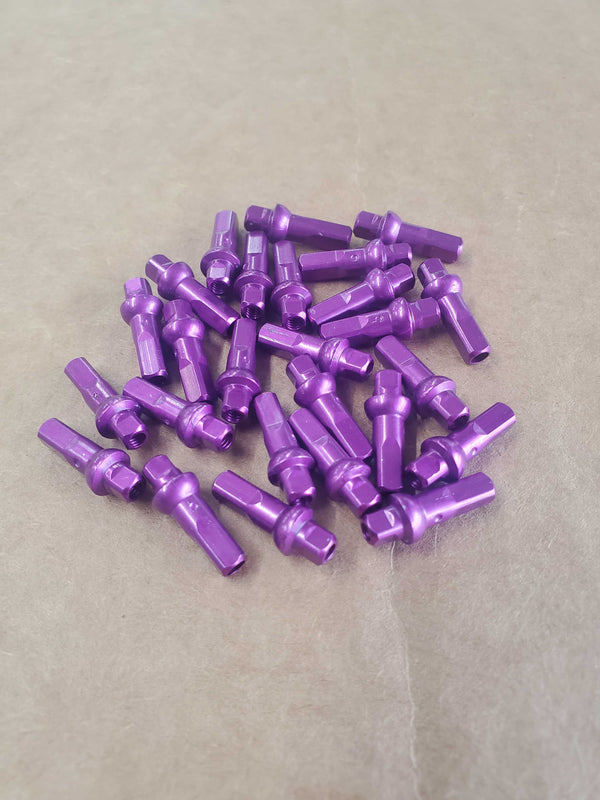 Aluminum Sapim Polyax Secure Lock Double Square Nipples 14g