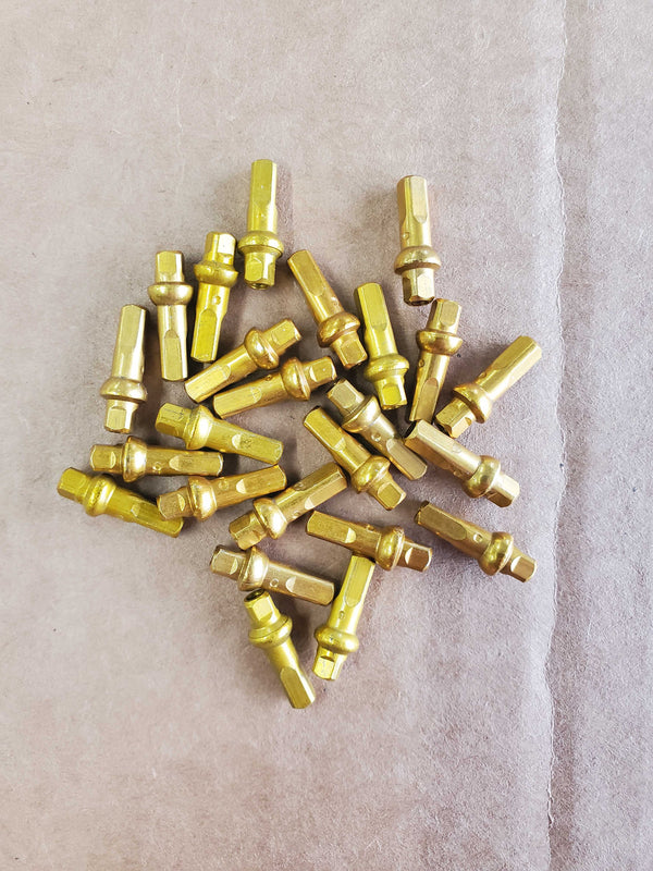 Aluminum Sapim Polyax Secure Lock Double Square Nipples 14g